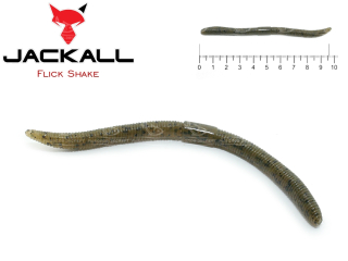 Силікон Jackall Flick Shake 3.8" Green Pumpkin Pepper